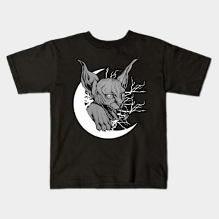 Moon cat Kids T-Shirt